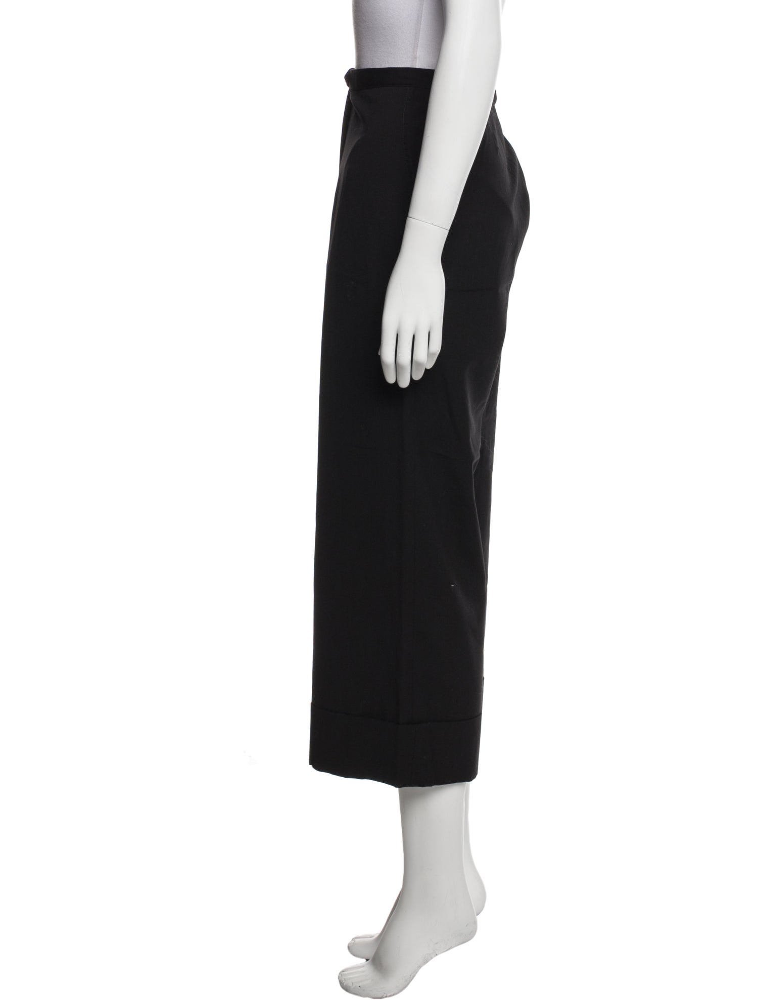 Dries Van Noten Wool Wide Leg Pants