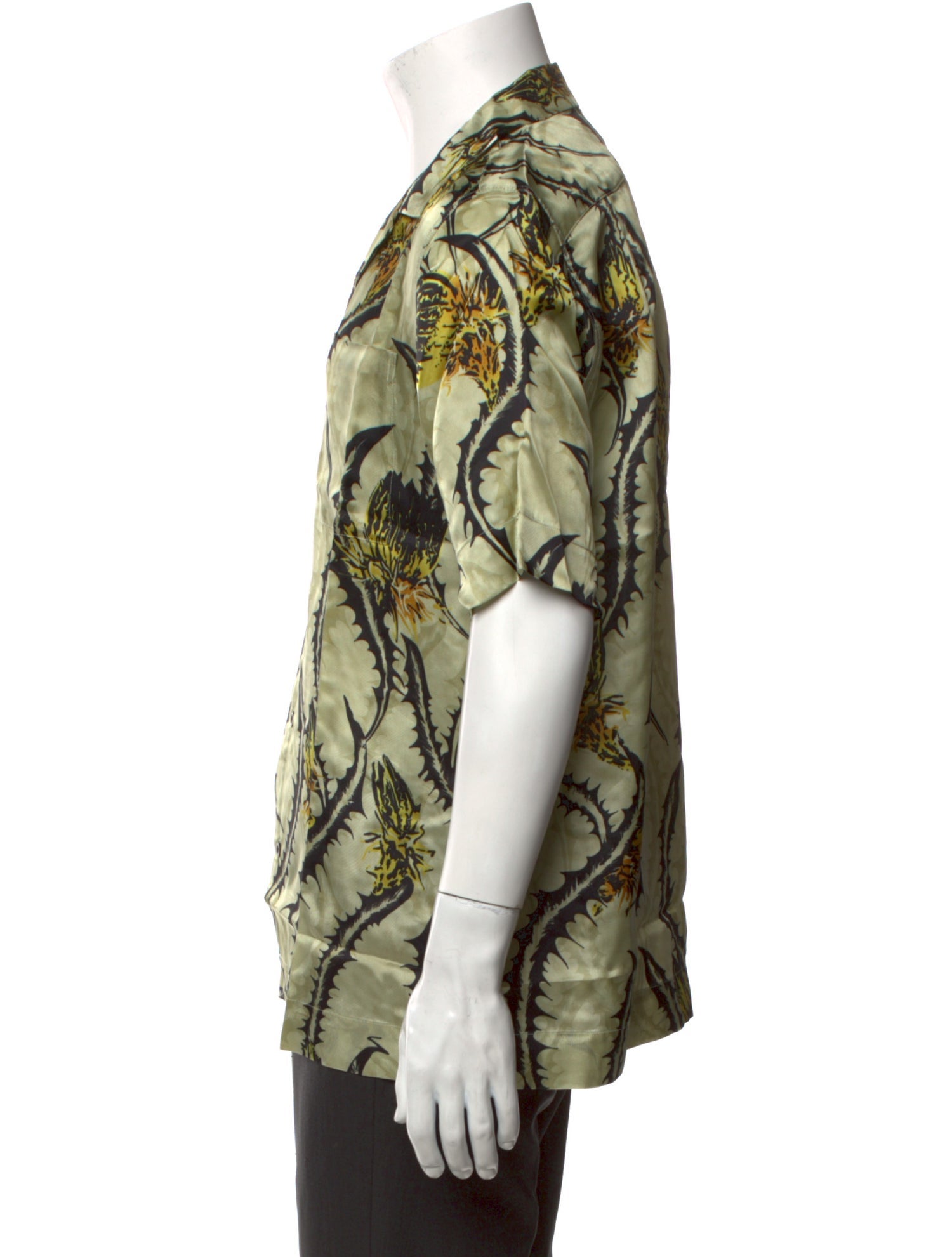 Dries Van Noten Printed Short Sleeve Shirt w/ Tags