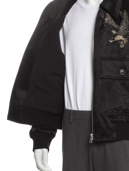 Dries Van Noten Graphic Print Utility Jacket