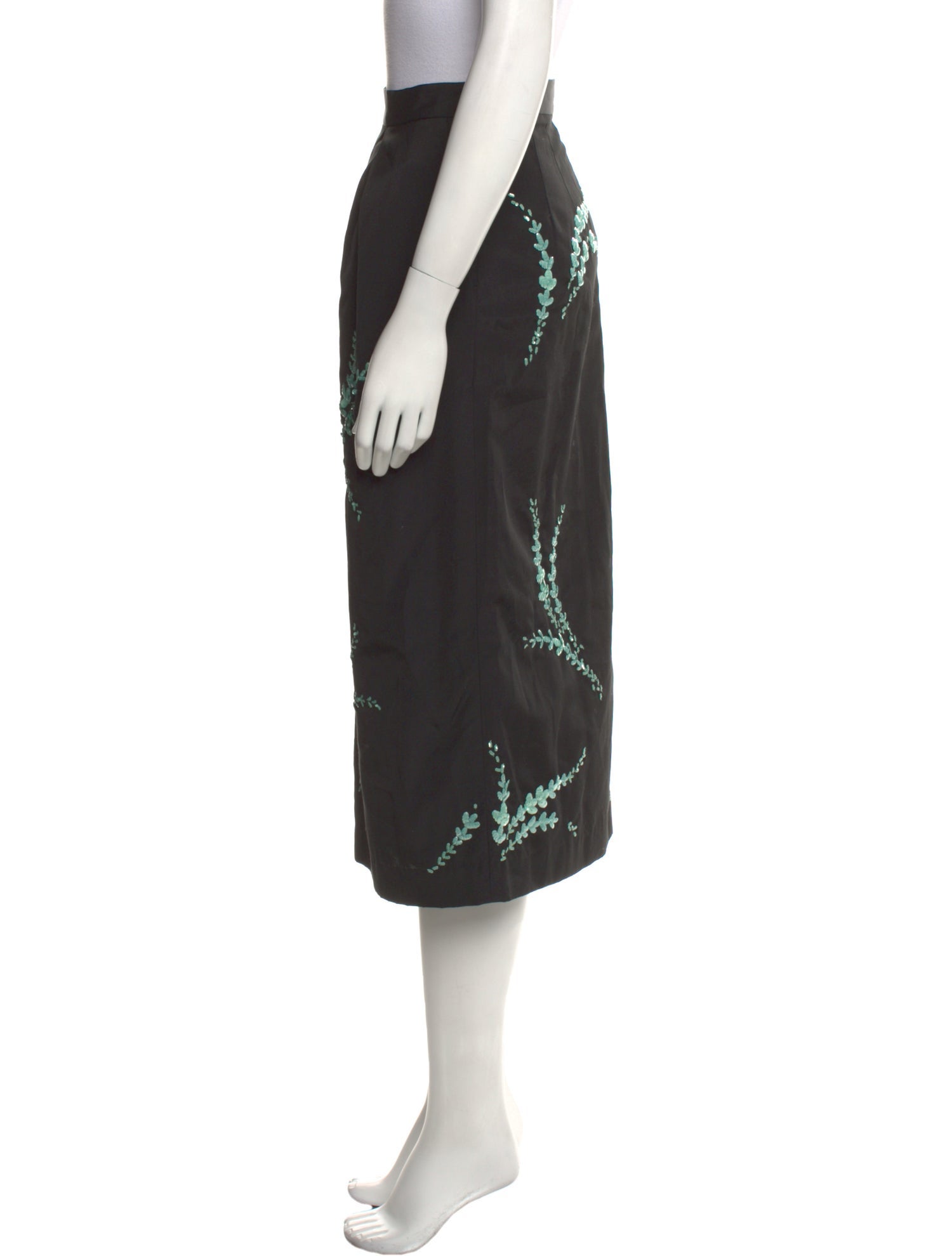 Dries Van Noten Patterned Midi Length Skirt