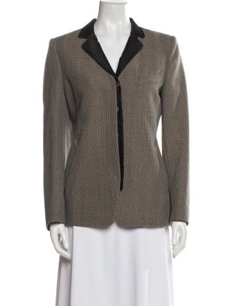 Dries Van Noten Wool Printed Blazer