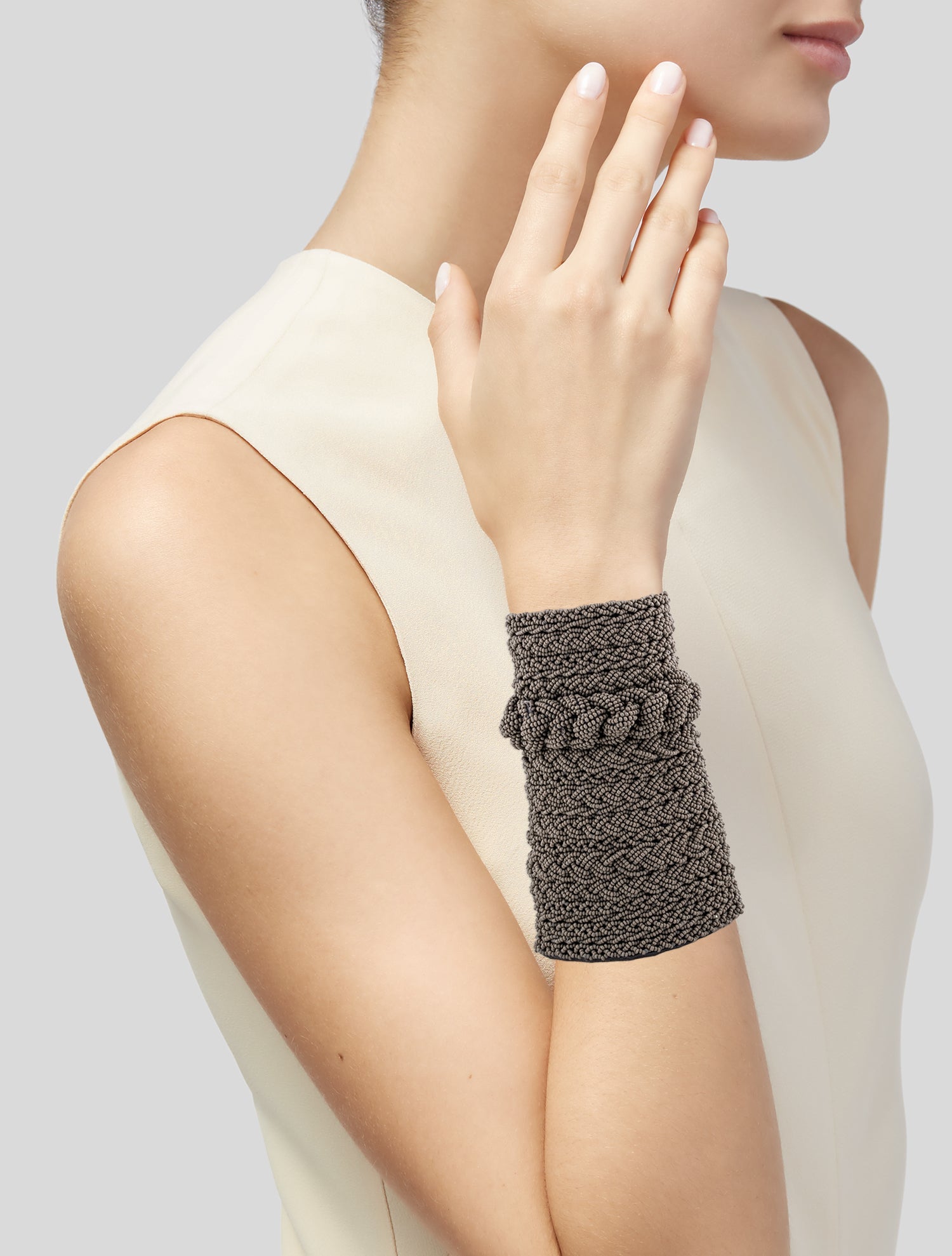 Dries Van Noten Beaded Cuff Bracelet