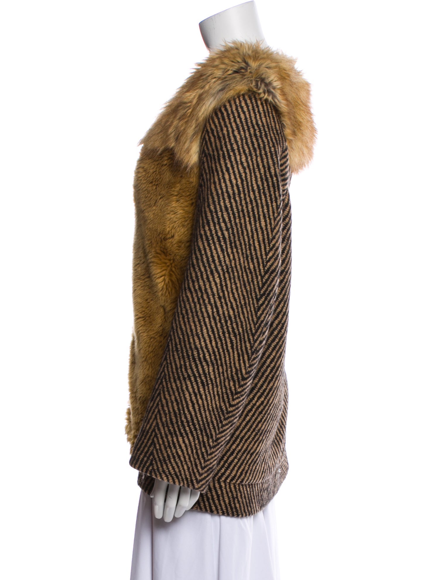 Dries Van Noten Faux Fur Jacket