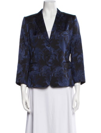 Dries Van Noten Floral Print Blazer