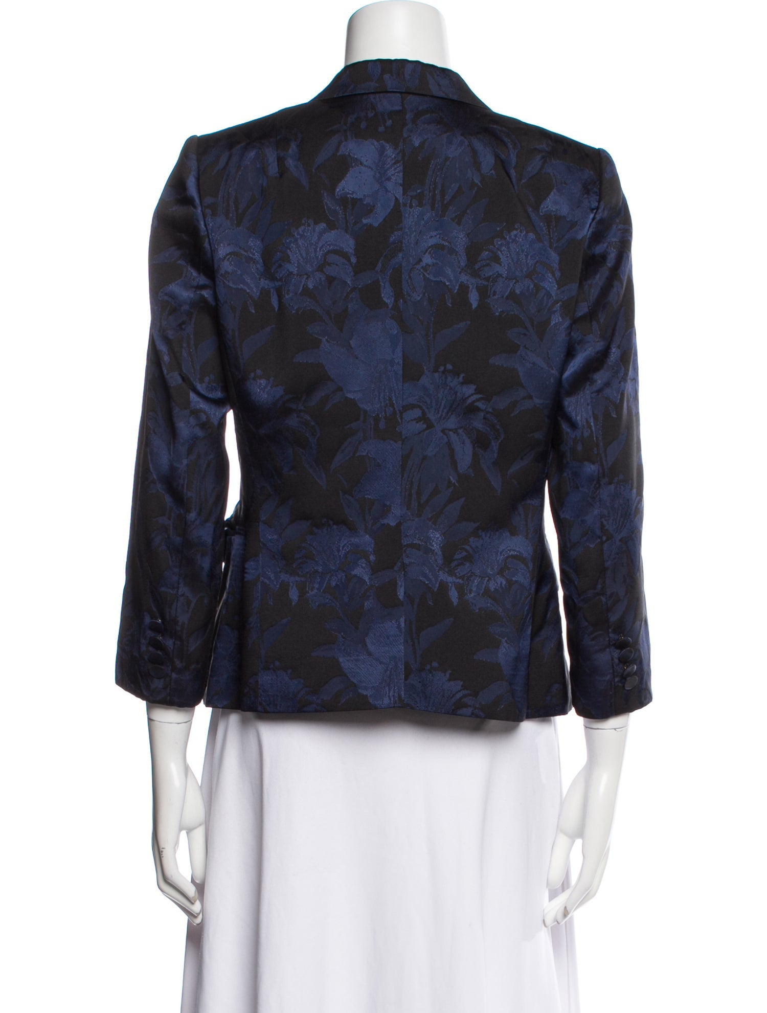 Dries Van Noten Floral Print Blazer