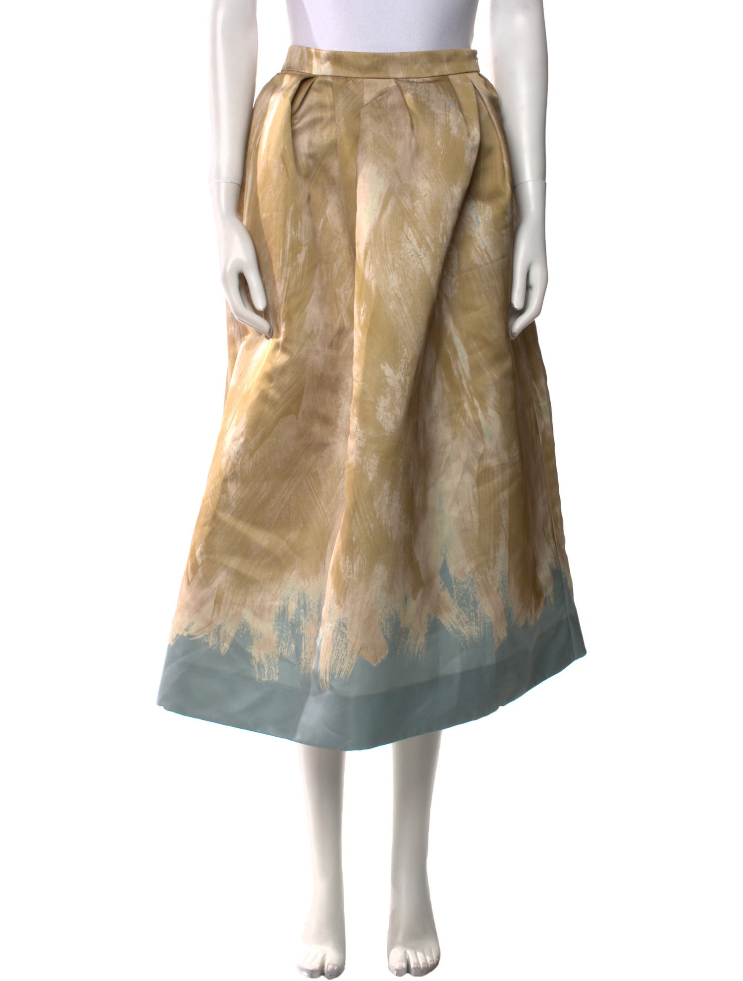 Dries Van Noten Tie-Dye Print Midi Length Skirt w/ Tags