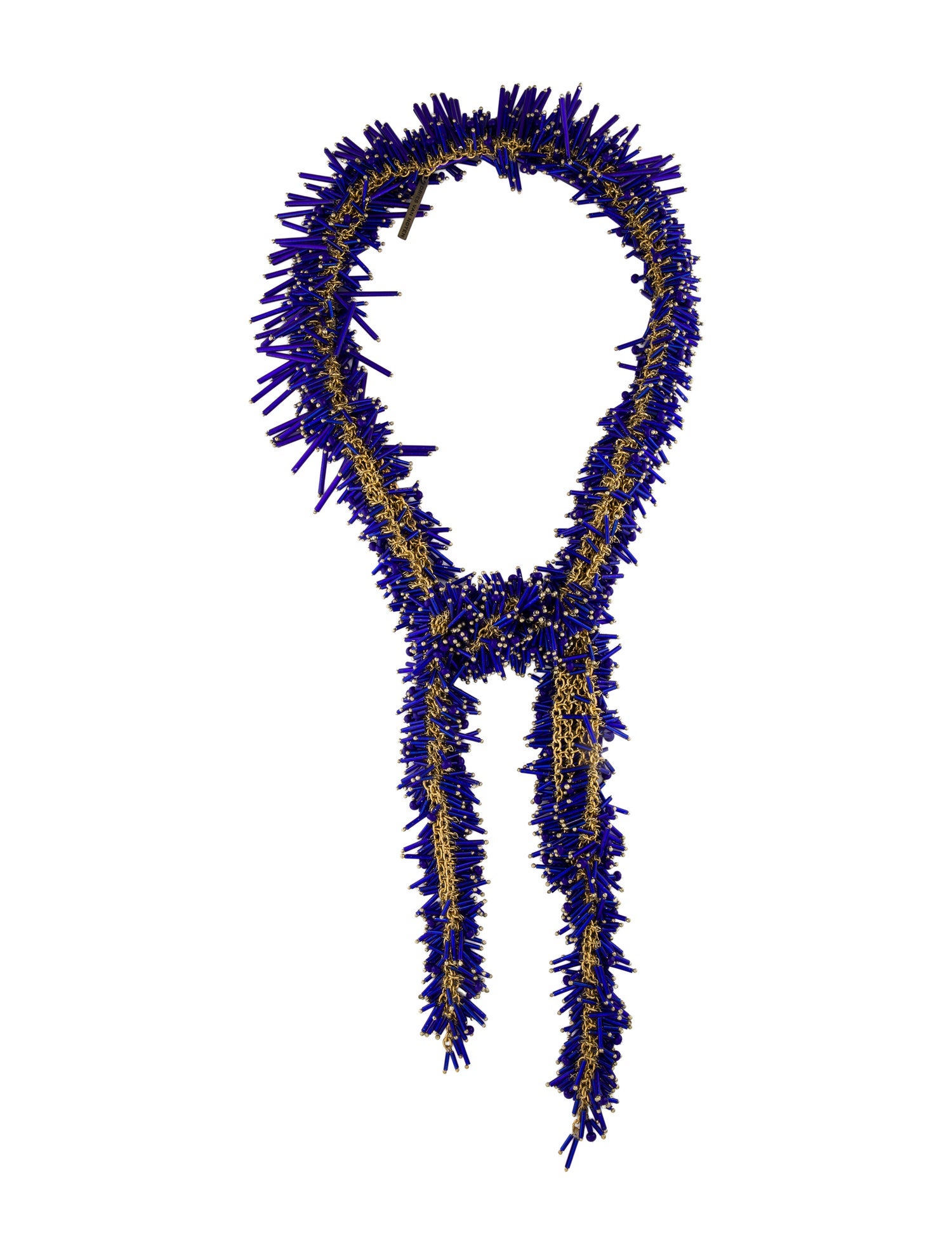 Dries Van Noten Glass, Bead & Resin Chain Necklace