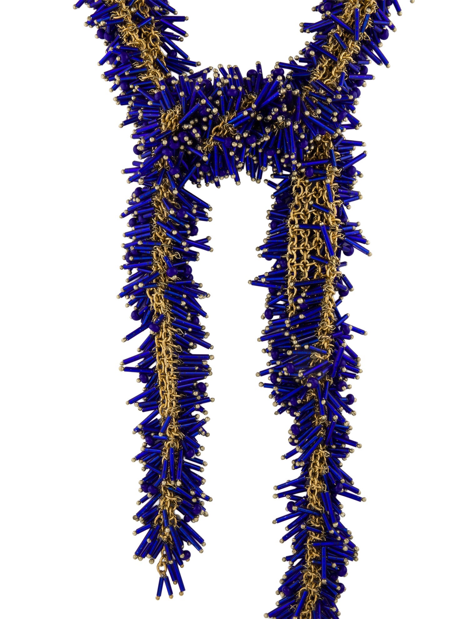 Dries Van Noten Glass, Bead & Resin Chain Necklace