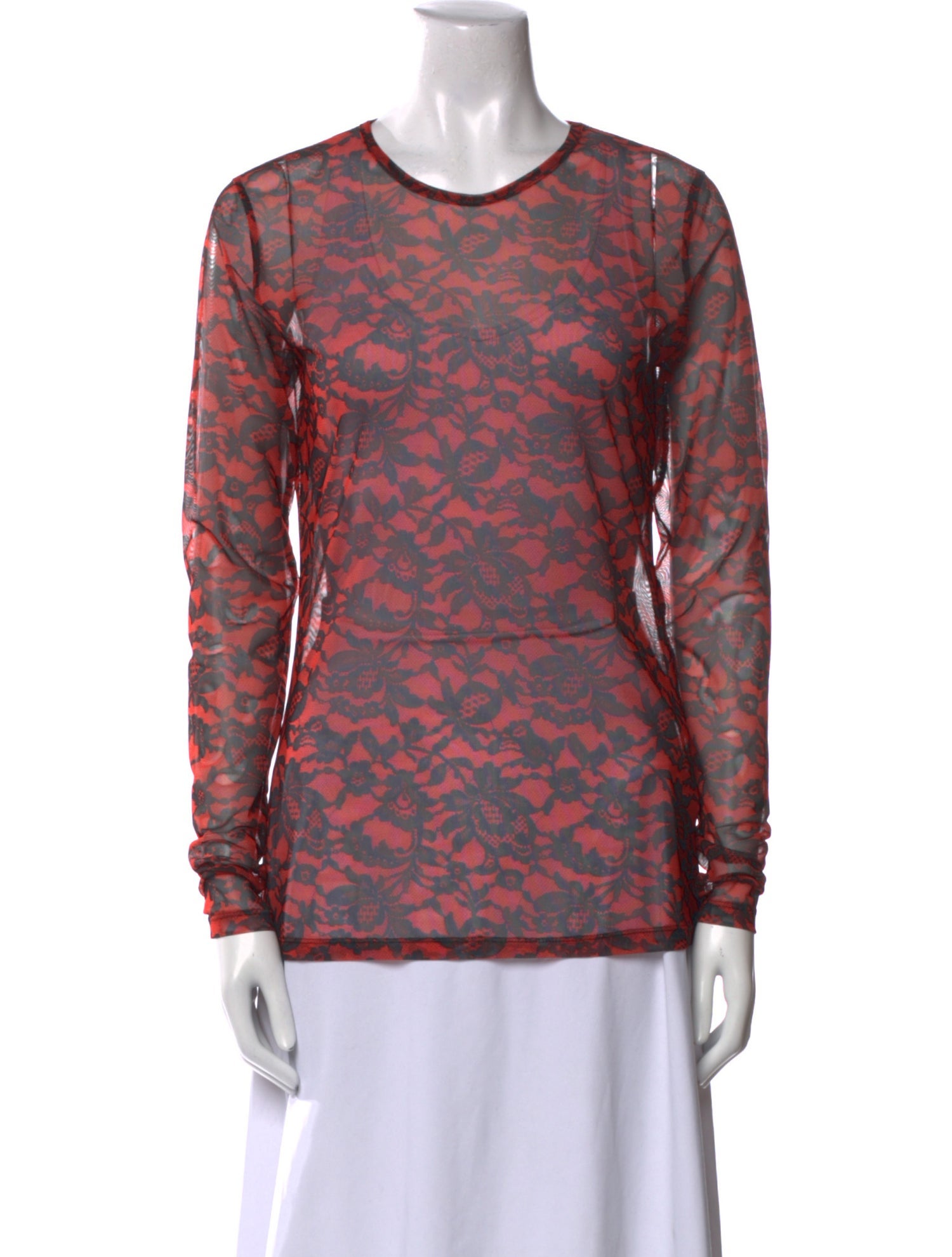 Dries Van Noten Printed Crew Neck Sweatshirt