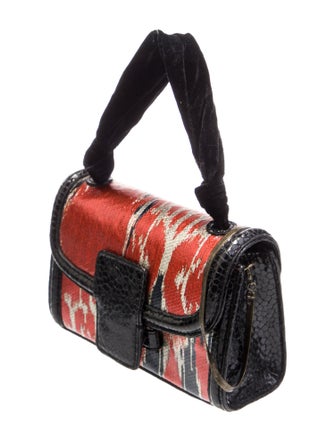 Dries Van Noten Leather Top Handle Bag