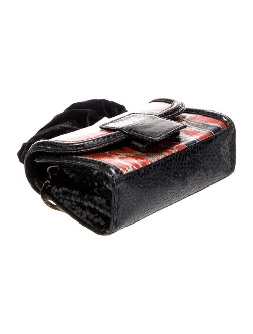 Dries Van Noten Leather Top Handle Bag