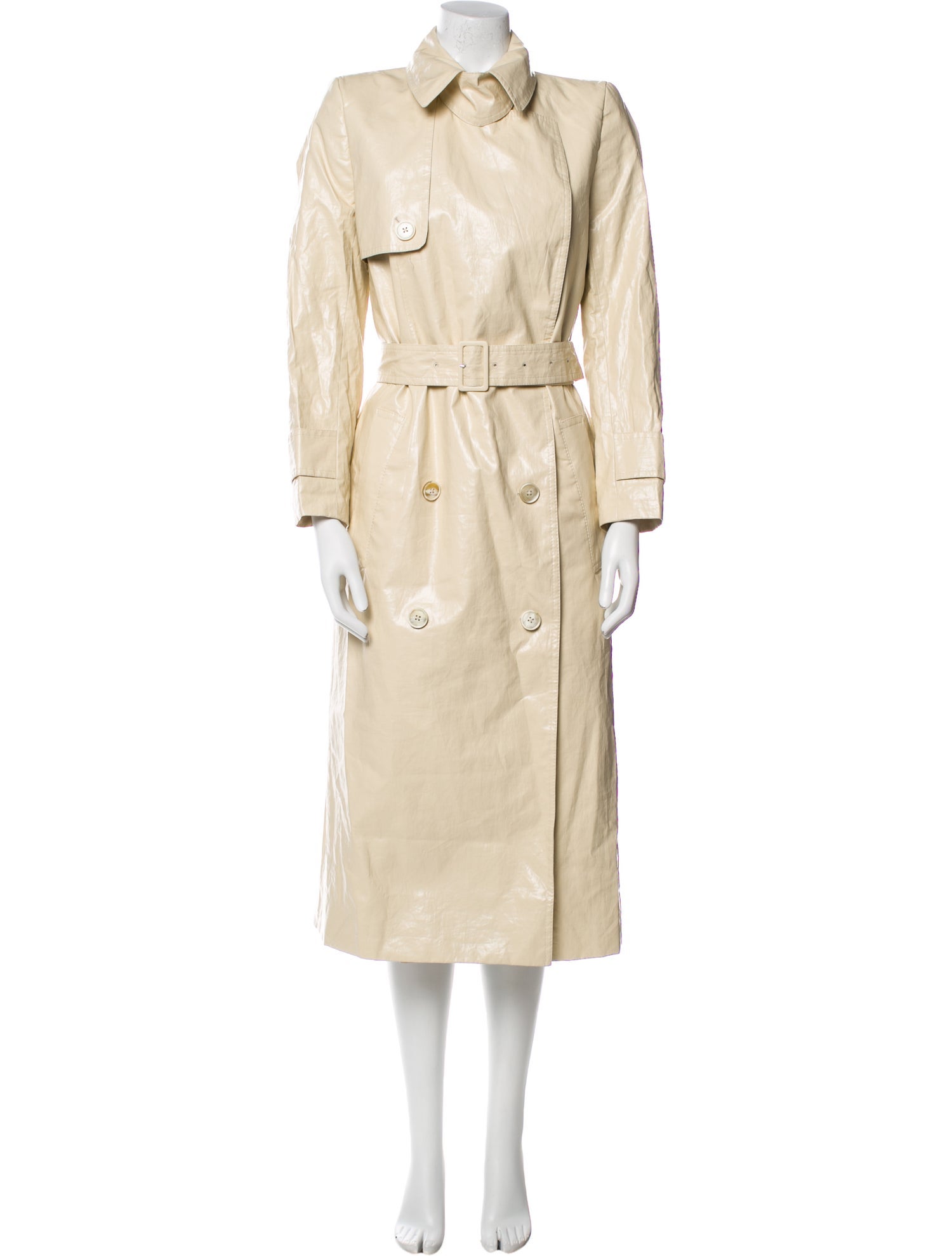 Dries Van Noten Linen Trench Coat