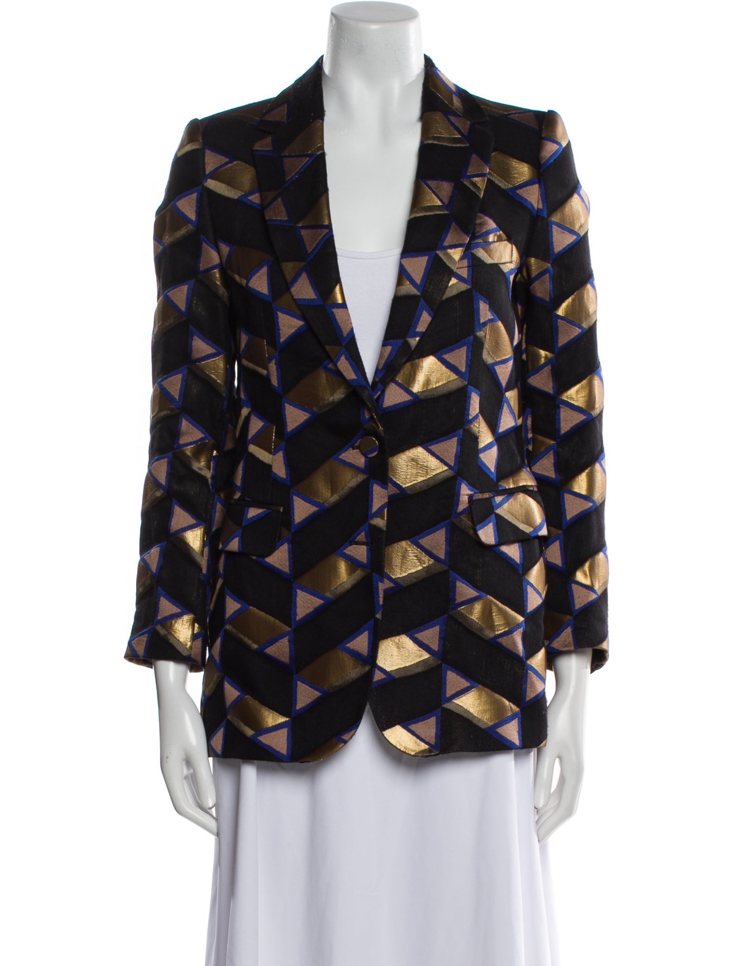 Dries Van Noten Printed Blazer