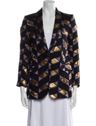 Dries Van Noten Printed Blazer