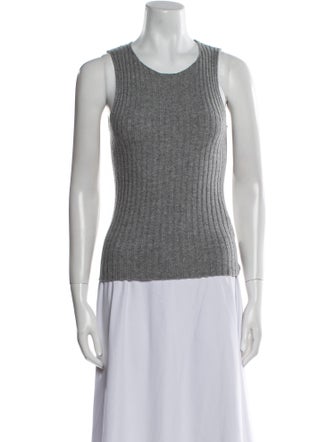 Dries Van Noten Cashmere Scoop Neck Top