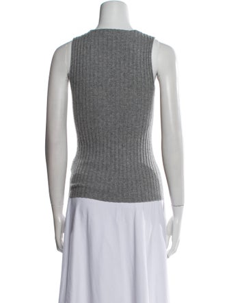 Dries Van Noten Cashmere Scoop Neck Top