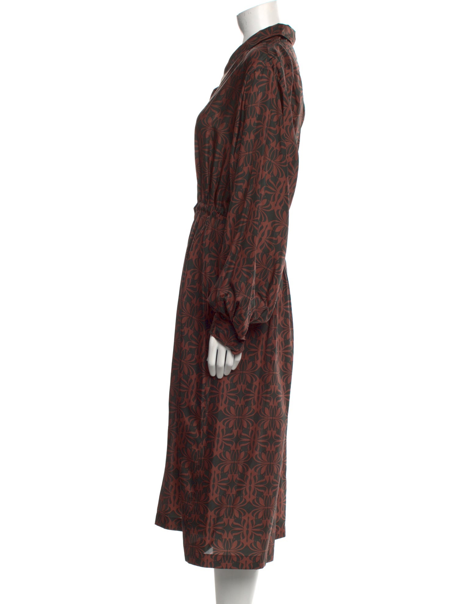 Dries Van Noten Silk Long Dress