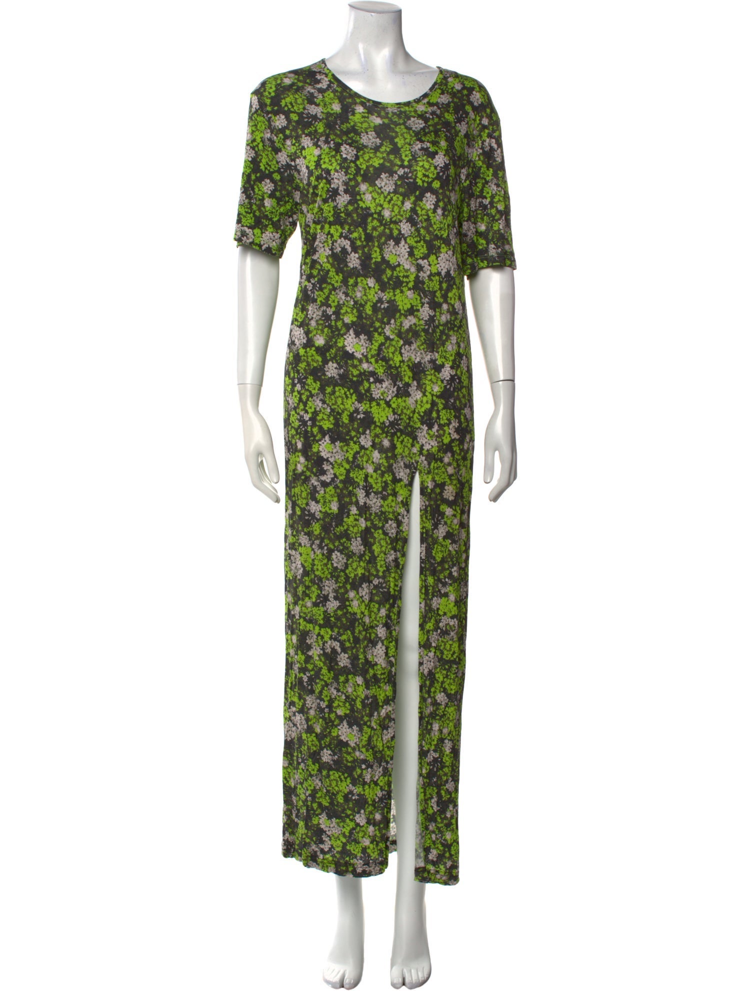 Dries Van Noten Floral Print Long Dress