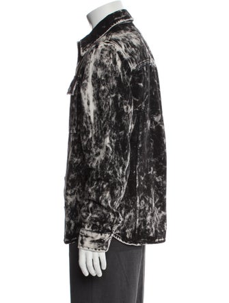 Dries Van Noten Printed Denim Jacket