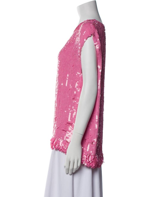 Dries Van Noten Printed Scoop Neck Top