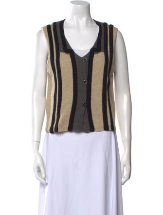 Dries Van Noten Wool Striped Sweater