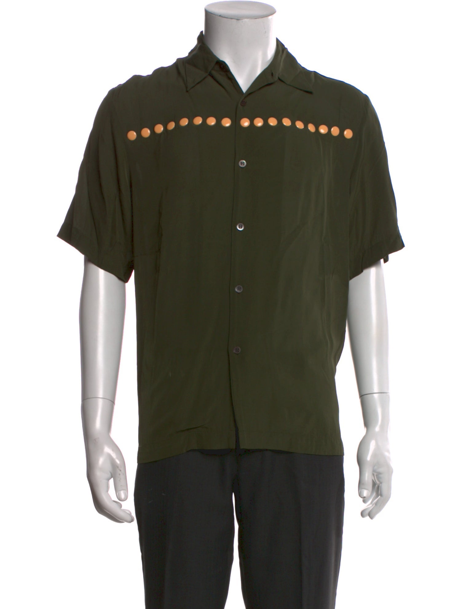 Dries Van Noten Graphic Print Short Sleeve Shirt
