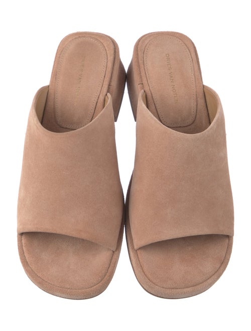 Dries Van Noten Suede Slides