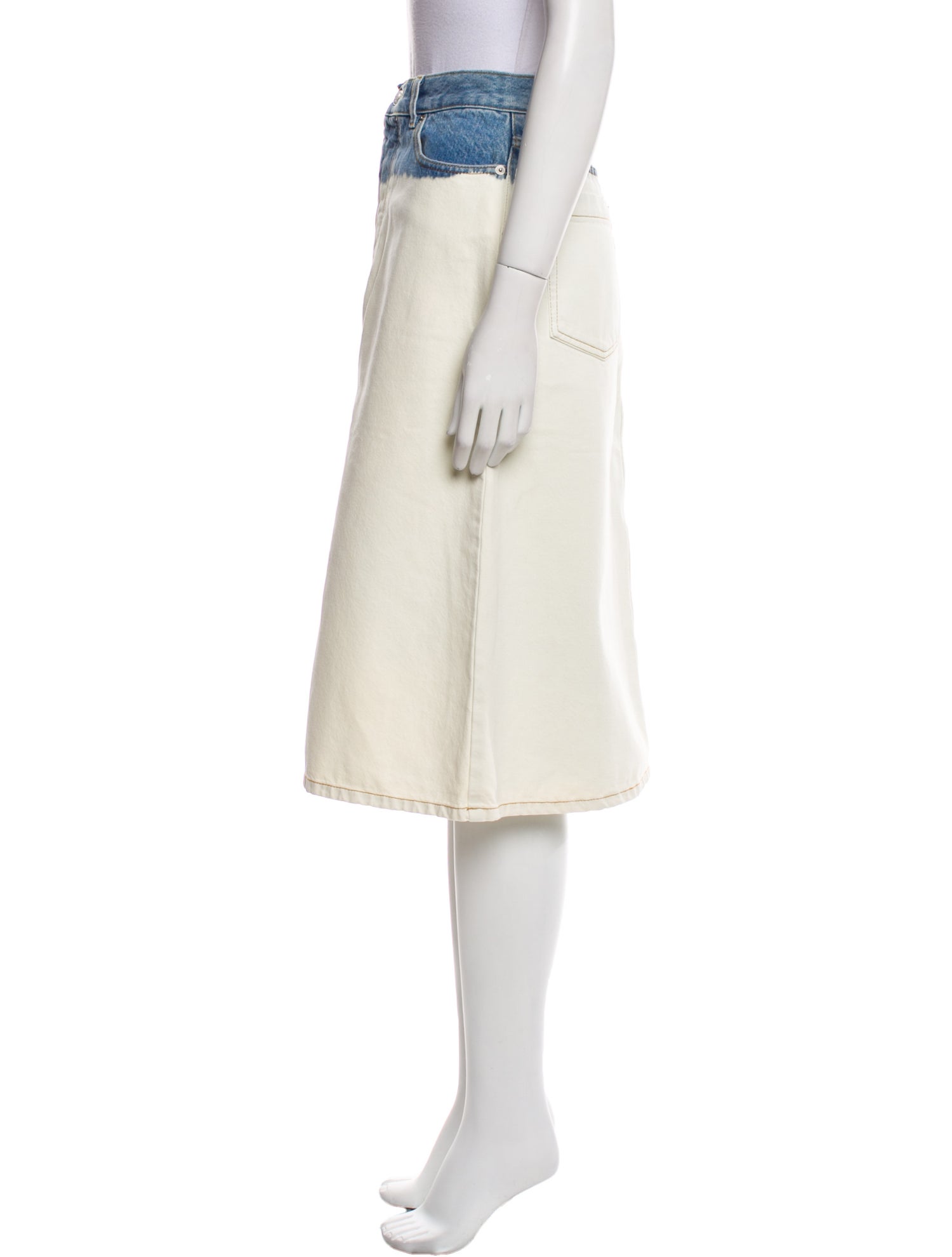 Dries Van Noten Embroidered Accent Knee-Length Skirt