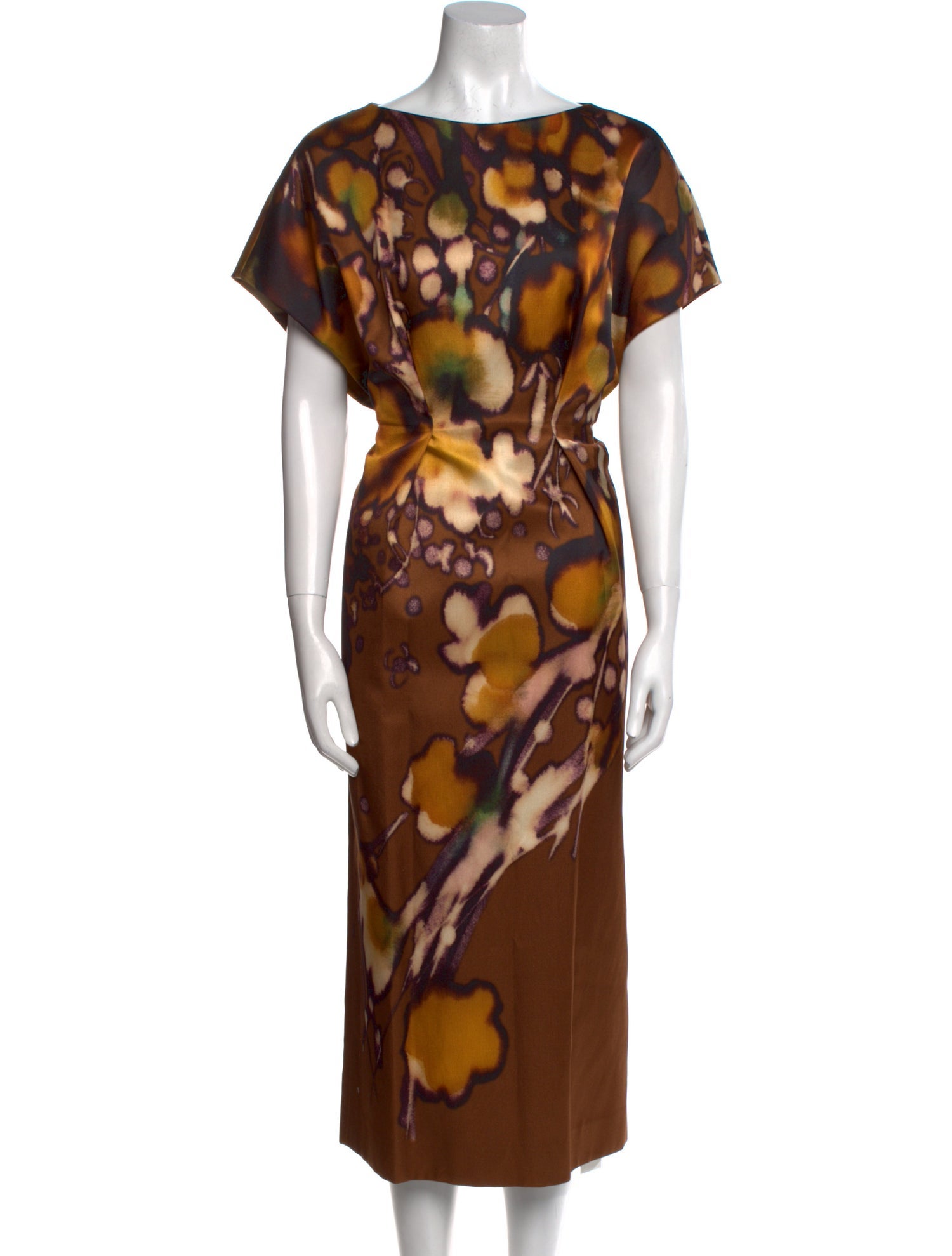 Dries Van Noten Printed Long Dress