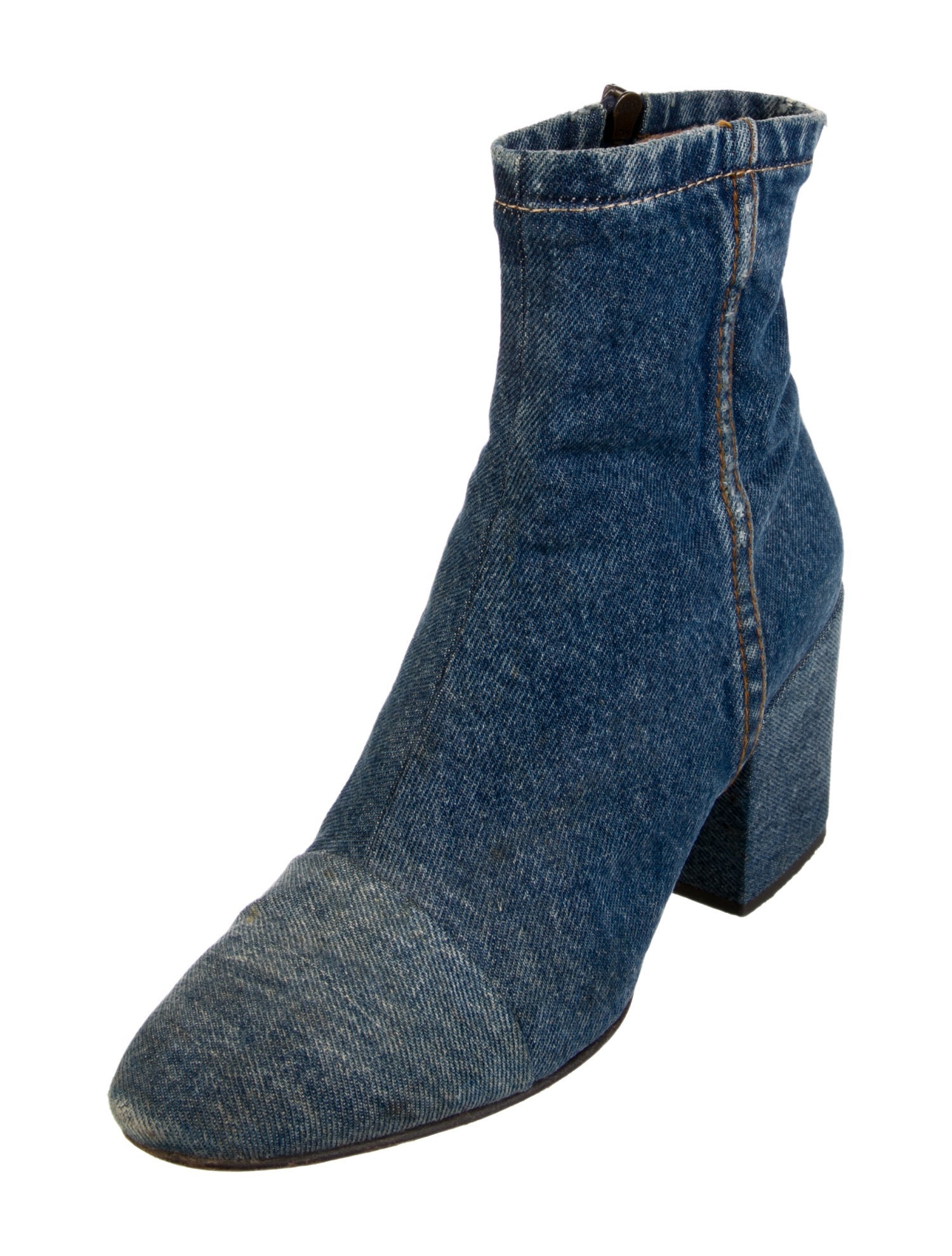 Dries Van Noten Denim Boots