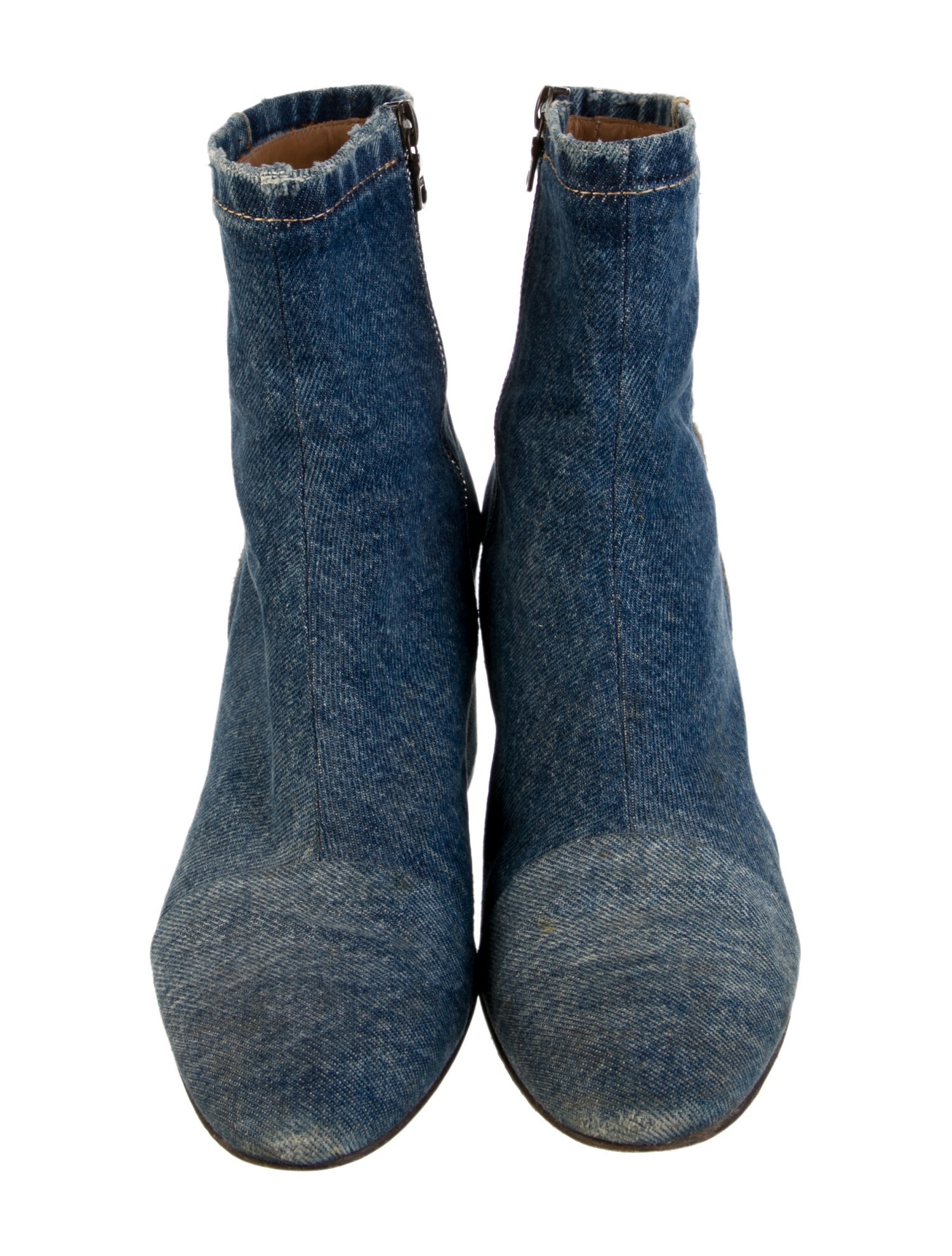 Dries Van Noten Denim Boots