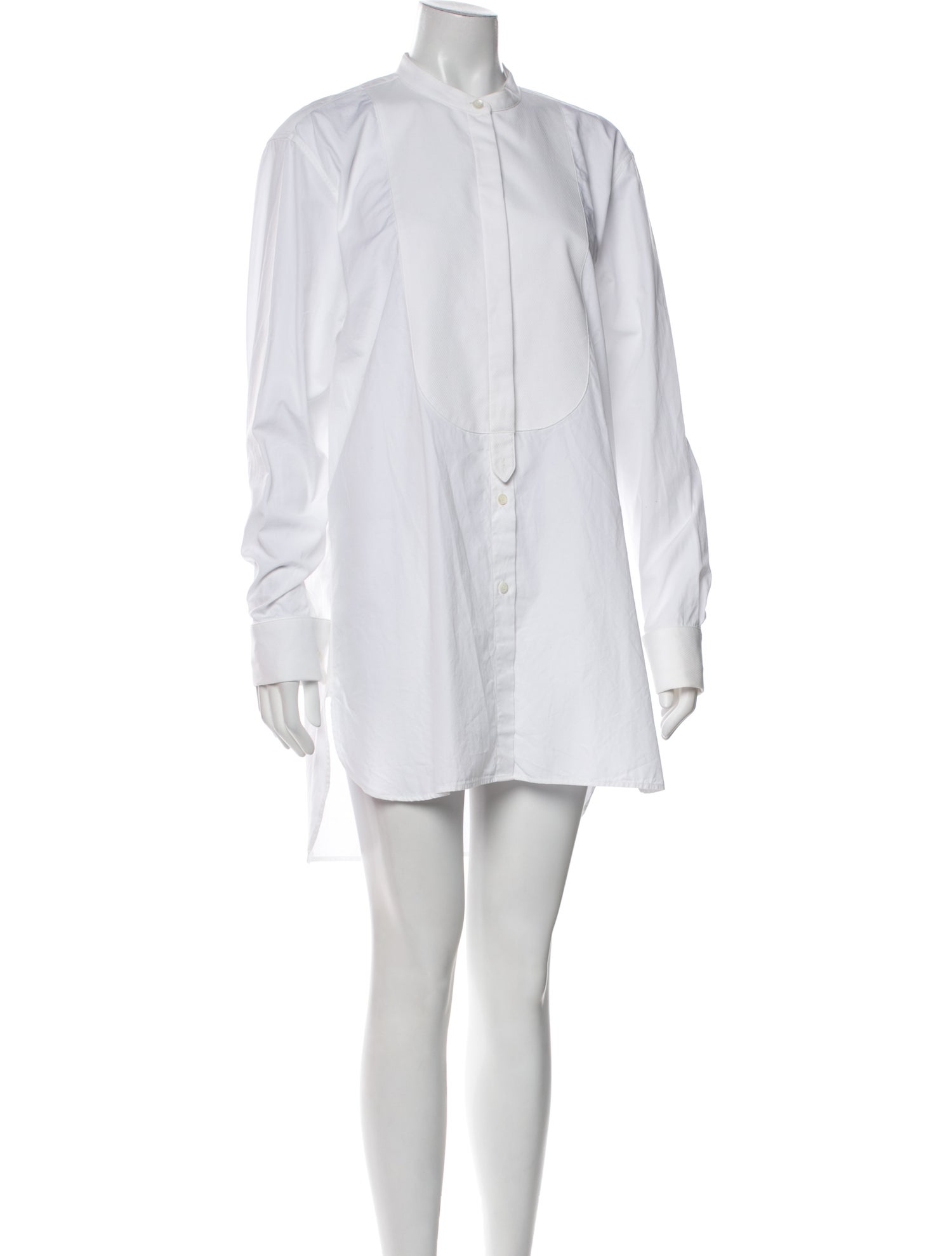 Dries Van Noten Mock Neck Mini Dress