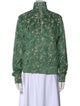 Dries Van Noten Silk Printed Sweatshirt