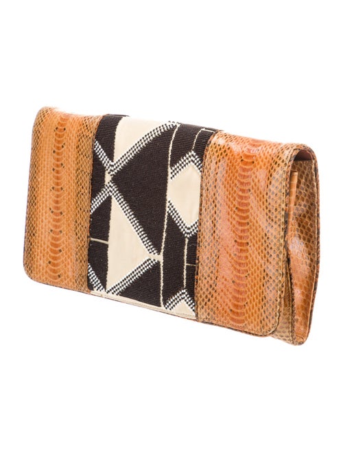 Dries Van Noten Leather Clutch