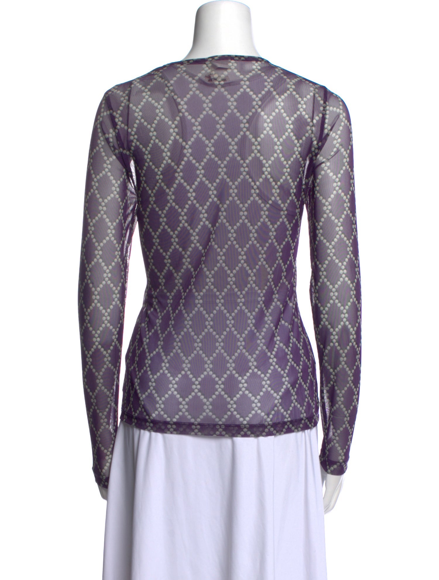 Dries Van Noten Plaid Print Crew Neck Sweatshirt