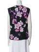 Dries Van Noten Floral Print Crew Neck Top