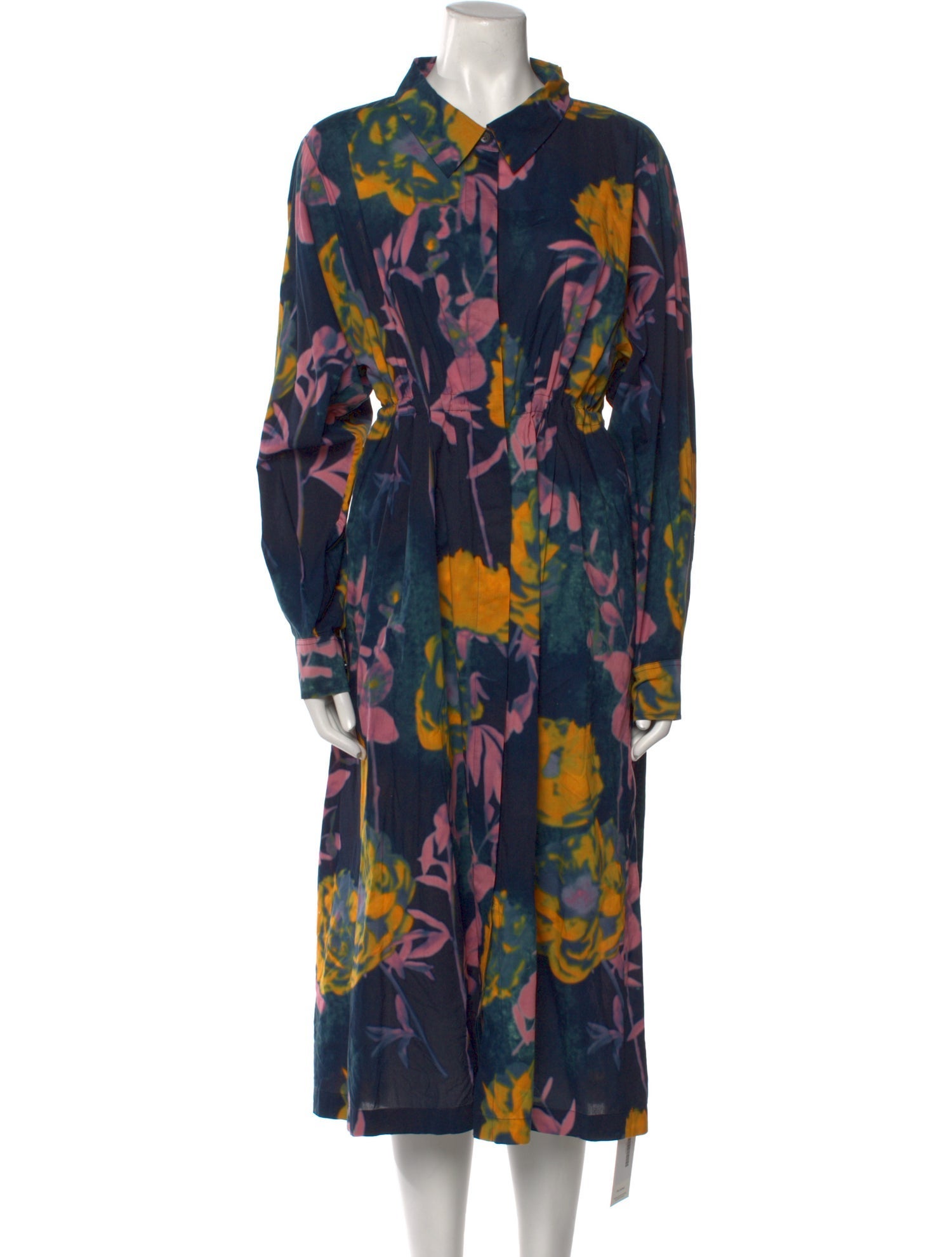 Dries Van Noten Printed Midi Length Dress