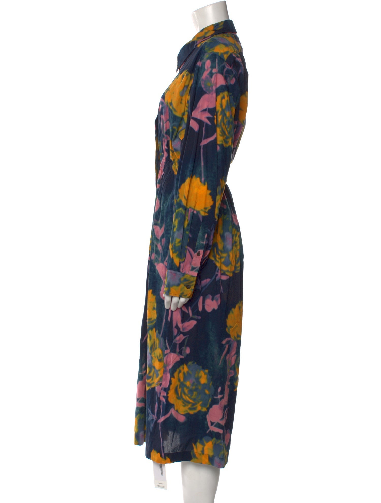 Dries Van Noten Printed Midi Length Dress