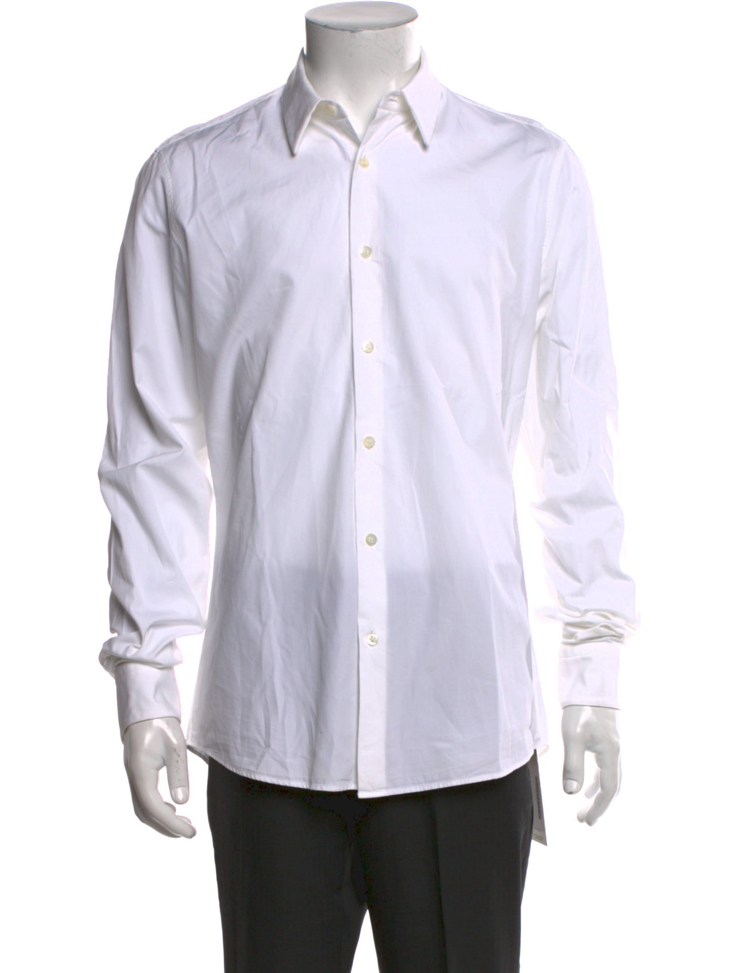 Dries Van Noten Striped Long Sleeve Dress Shirt