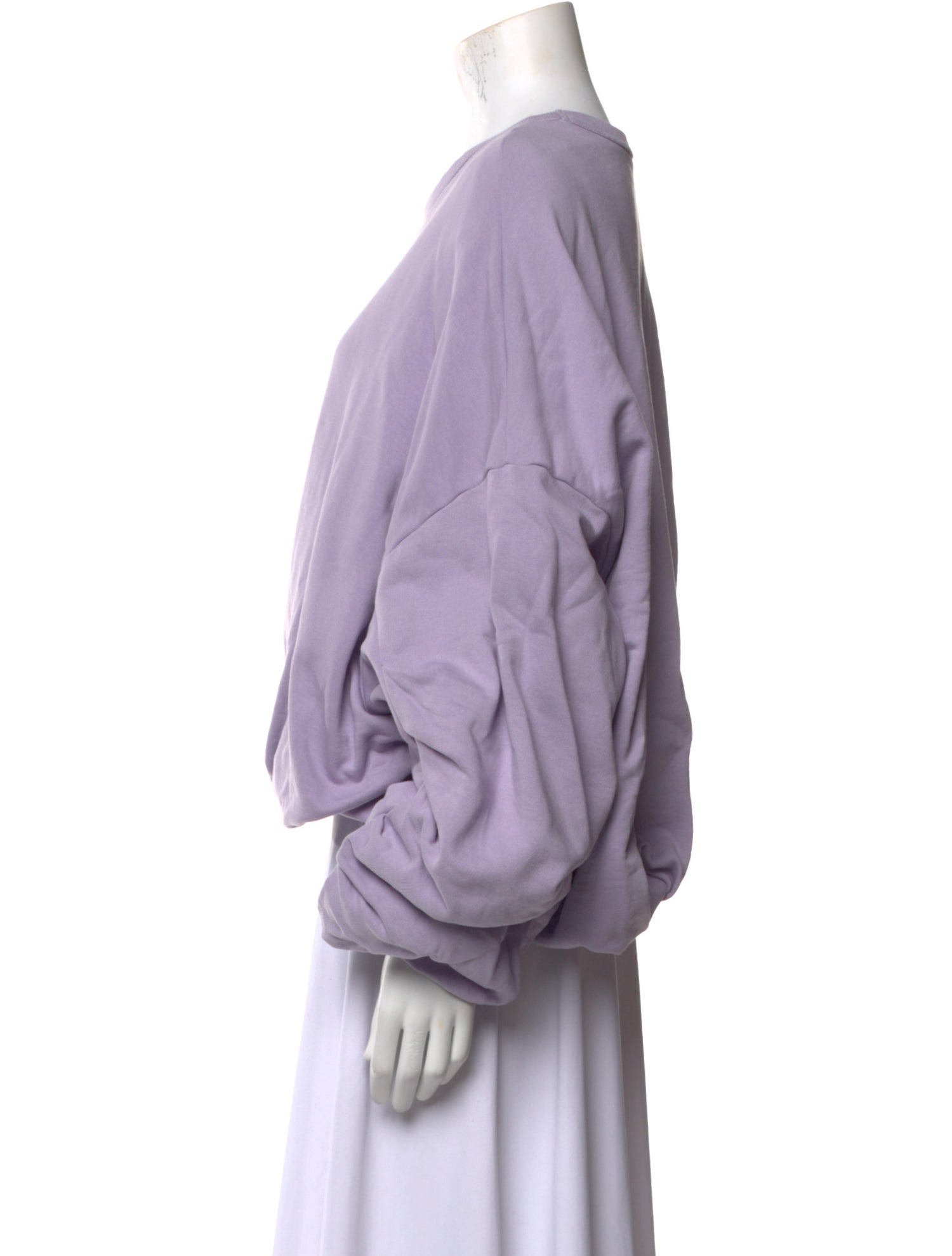 Dries Van Noten Crew Neck Long Sleeve Blouse