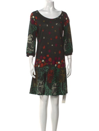Dries Van Noten Printed Mini Dress
