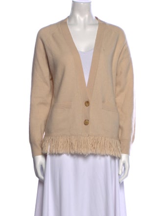 Dries Van Noten Merino Wool V-Neck Sweater