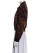 Dries Van Noten Animal Print Faux Fur Jacket