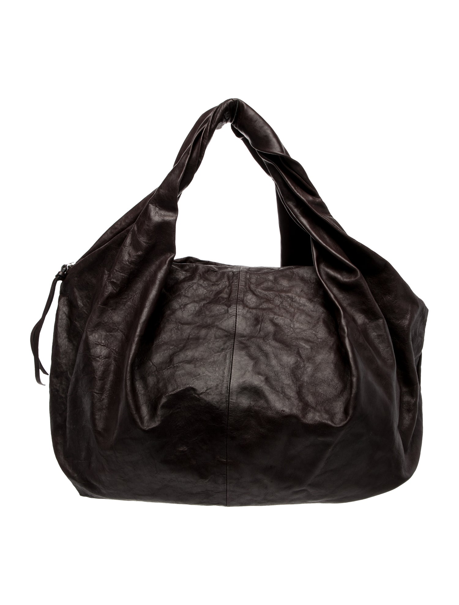 Dries Van Noten Leather Hobo