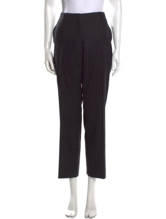 Dries Van Noten Wool Straight Leg Pants