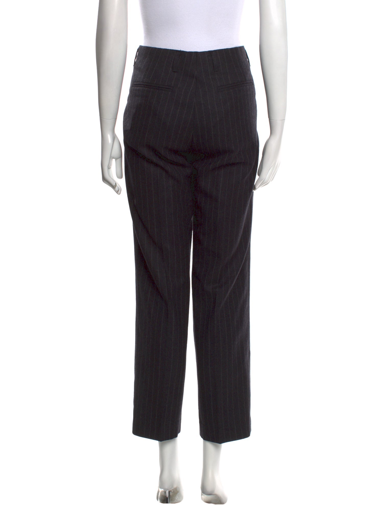 Dries Van Noten Wool Straight Leg Pants