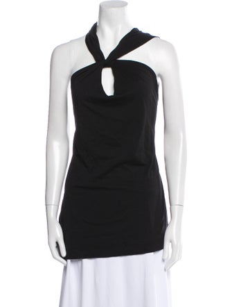 Dries Van Noten Halterneck Sleeveless Top