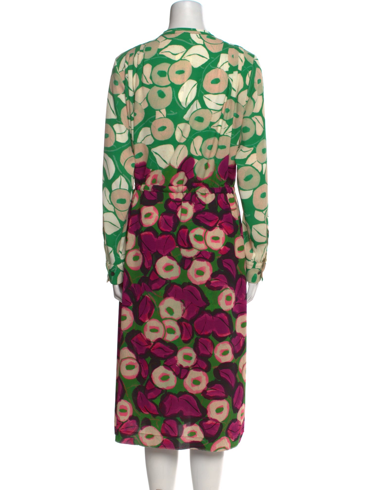 Dries Van Noten Printed Midi Length Dress