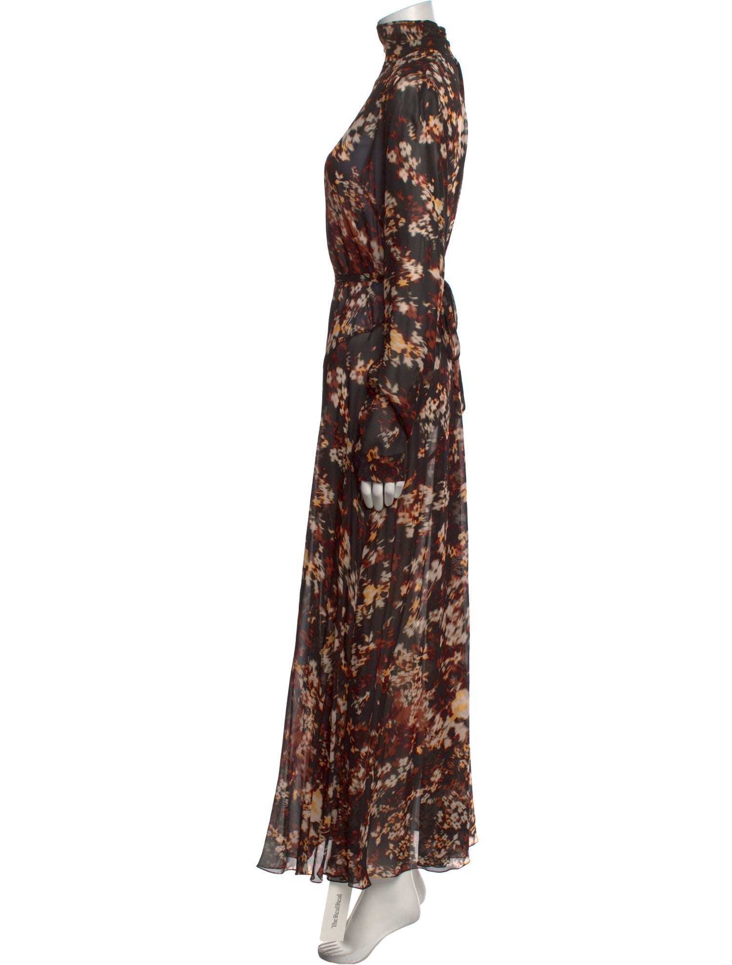 Dries Van Noten Floral Print Long Dress