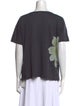 Dries Van Noten Graphic Print V-Neck T-Shirt
